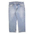 LEVI'S 751 02 Mens Jeans Blue Regular Straight Denim Light W38 L26 Vintage Style