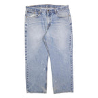 LEVI'S 751 02 Mens Jeans Blue Regular Straight Denim Light W38 L26 Vintage Style