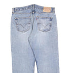 LEVI'S 751 02 Mens Jeans Blue Regular Straight Denim Light W38 L26 Vintage Style
