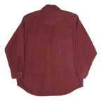 MOOSE AND CREEK Mens Maroon Shirt XL Button Front Cotton Pockets Casual