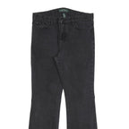LAUREN RALPH LAUREN Womens Slim Fit Black Denim Jeans Cotton Blend W32 L30