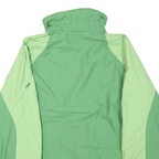 COLUMBIA Womens Green & Light Green Outdoor Jacket M Polyester Blend Zip Sport