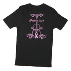 HARD ROCK CAFE Womens Black Pinktober 2024 Graphic T-Shirt S Short Sleeve Crew