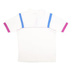 FILA Mens White & Blue Polo Shirt XL Short Sleeve Cotton Classic Sport