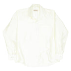 CONSTANT SHIRTS Mens Plain Shirt Yellow Long Sleeve L