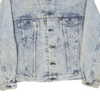 LEVI'S Womens Blue Denim Jacket L Cotton Blend Button Closure Classic