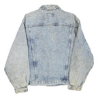 LEVI'S Womens Blue Denim Jacket L Cotton Blend Button Closure Classic