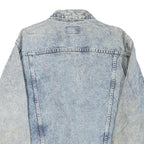 LEVI'S Womens Blue Denim Jacket L Cotton Blend Button Closure Classic
