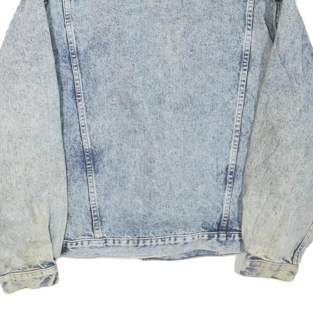 LEVI'S Womens Blue Denim Jacket L Cotton Blend Button Closure Classic