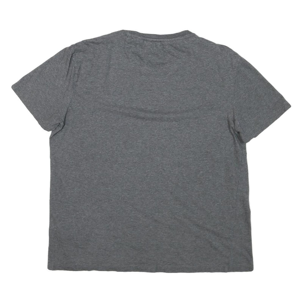 CALVIN KLEIN JEANS Womens Grey M Short Sleeve Crew Neck Plain Cotton Blend