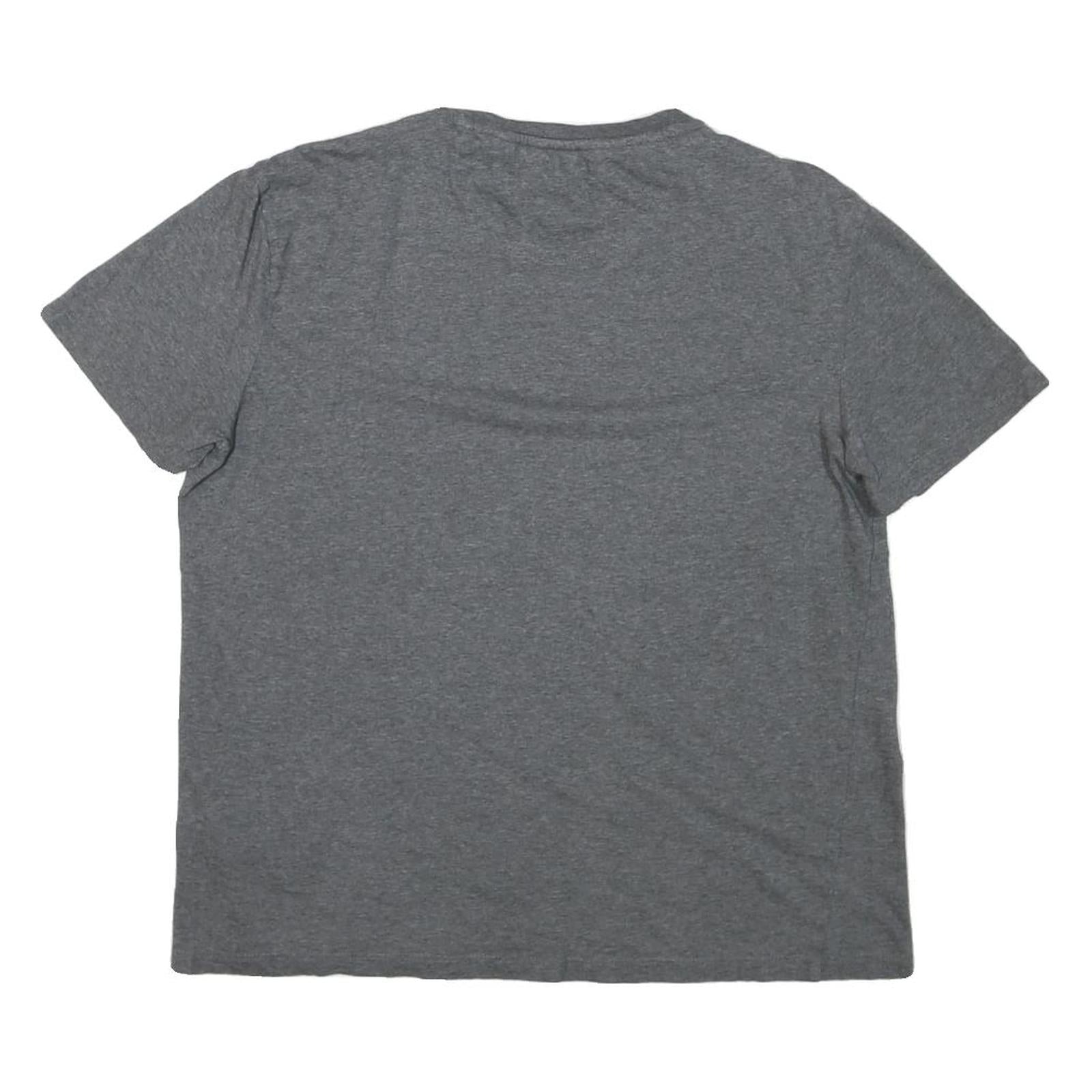 CALVIN KLEIN JEANS Womens Grey M Short Sleeve Crew Neck Plain Cotton Blend