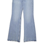 LEVI'S Womens Blue Regular Flared Denim Light W26 L30 Classic Fit Jeans
