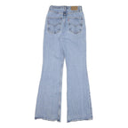 LEVI'S Womens Blue Regular Flared Denim Light W26 L30 Classic Fit Jeans