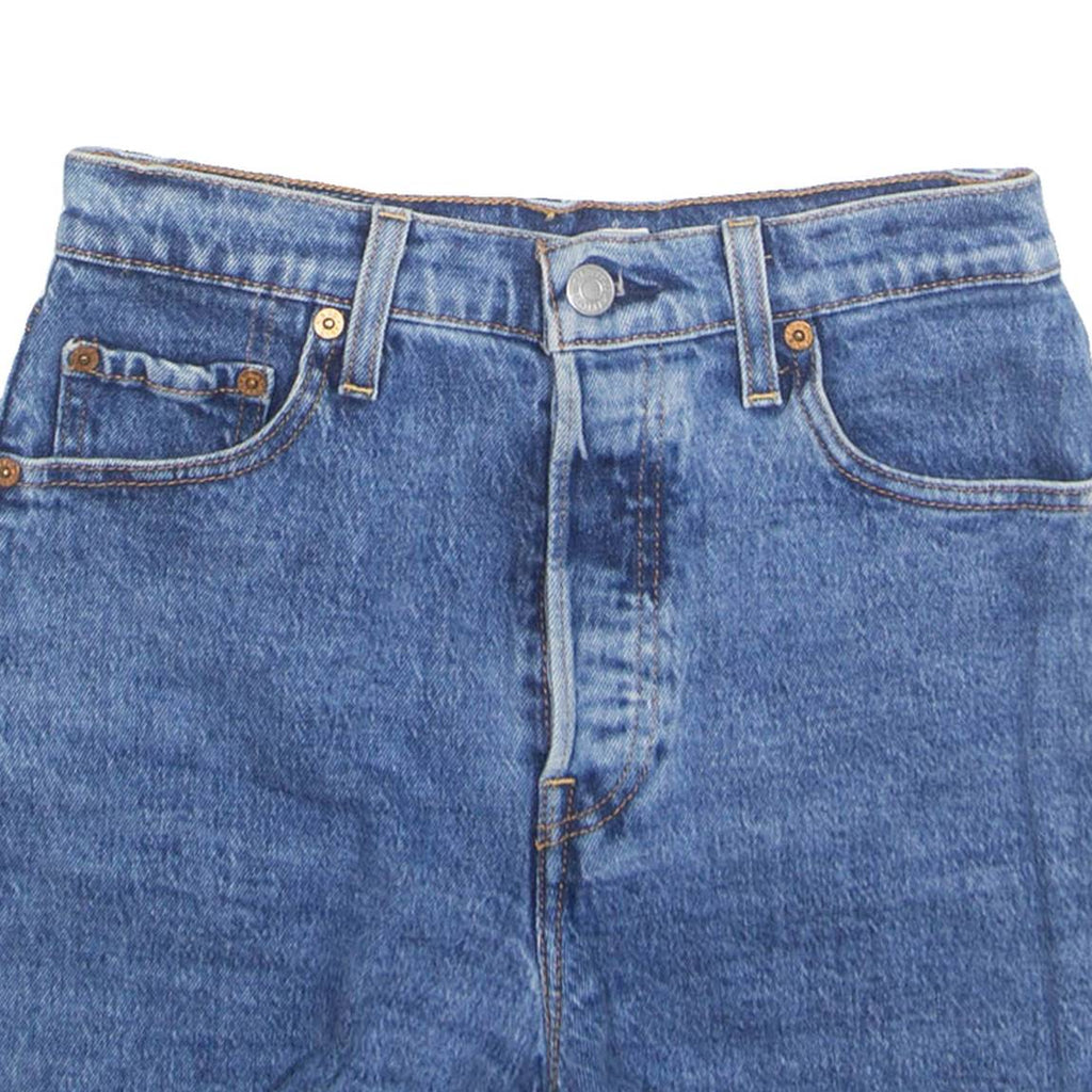 LEVI'S Cut Off Womens Denim Shorts Blue M W26