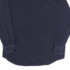 CARHARTT Mens Blue Work Shirt L FR Cotton Blend Classic Button Pocket