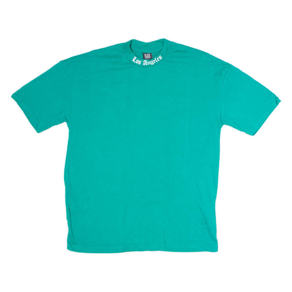BLACK SQUAD Los Angeles Mens T-Shirt Green USA XS
