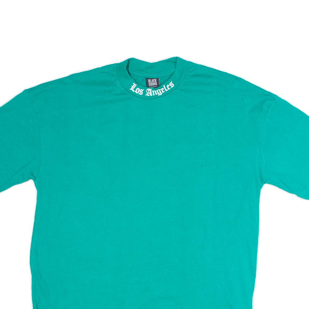 BLACK SQUAD Los Angeles Mens T-Shirt Green USA XS