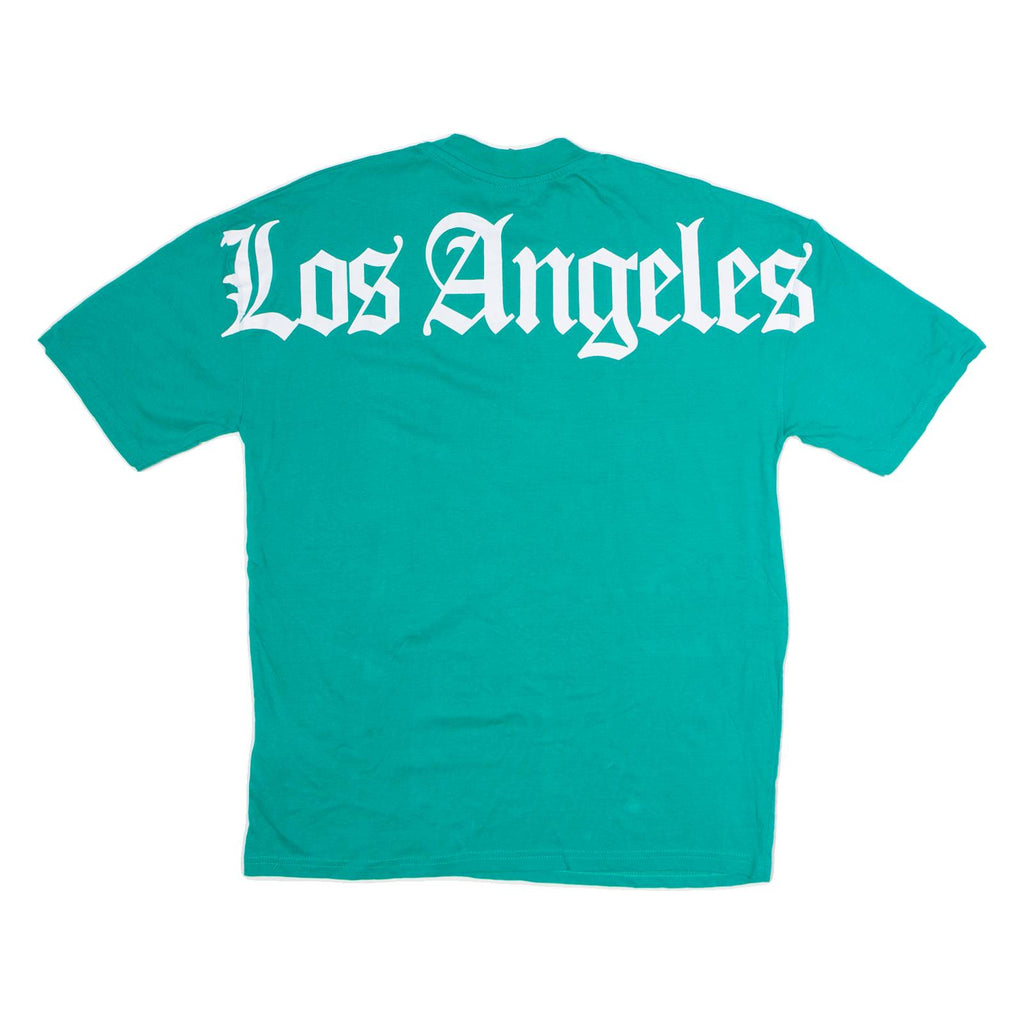 BLACK SQUAD Los Angeles Mens T-Shirt Green USA XS