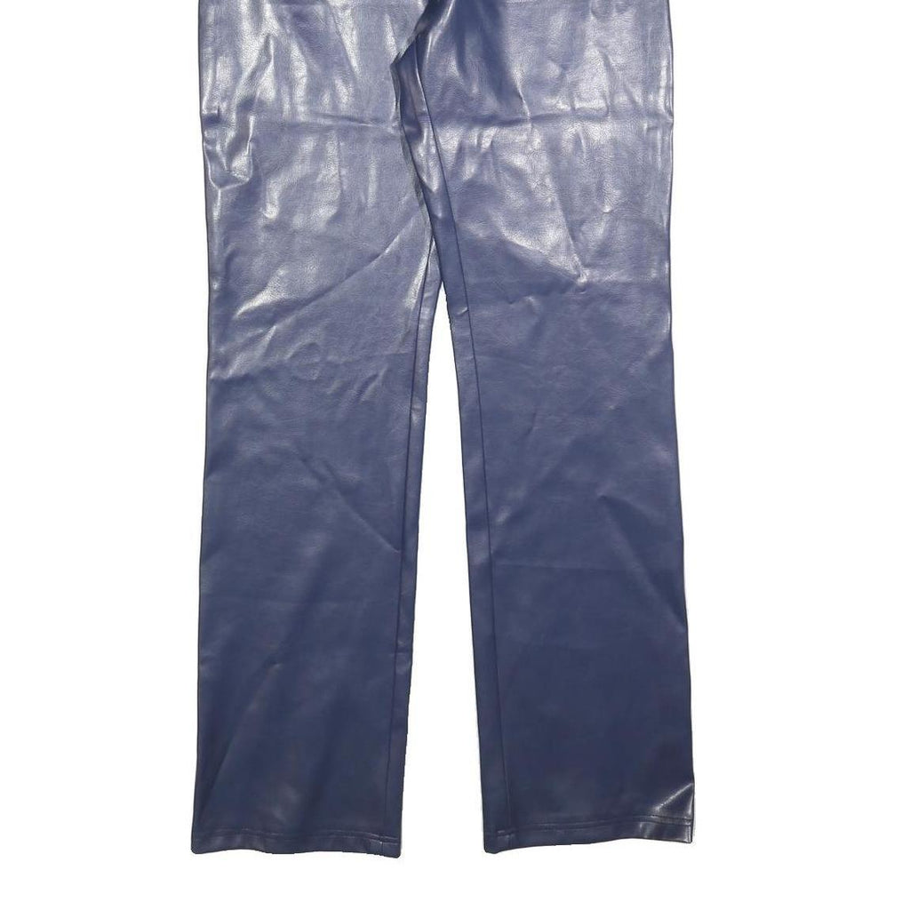 CI CA DO Womens Regular Navy Blue Polyester Blend Trousers W26 L32 Zip Comfort