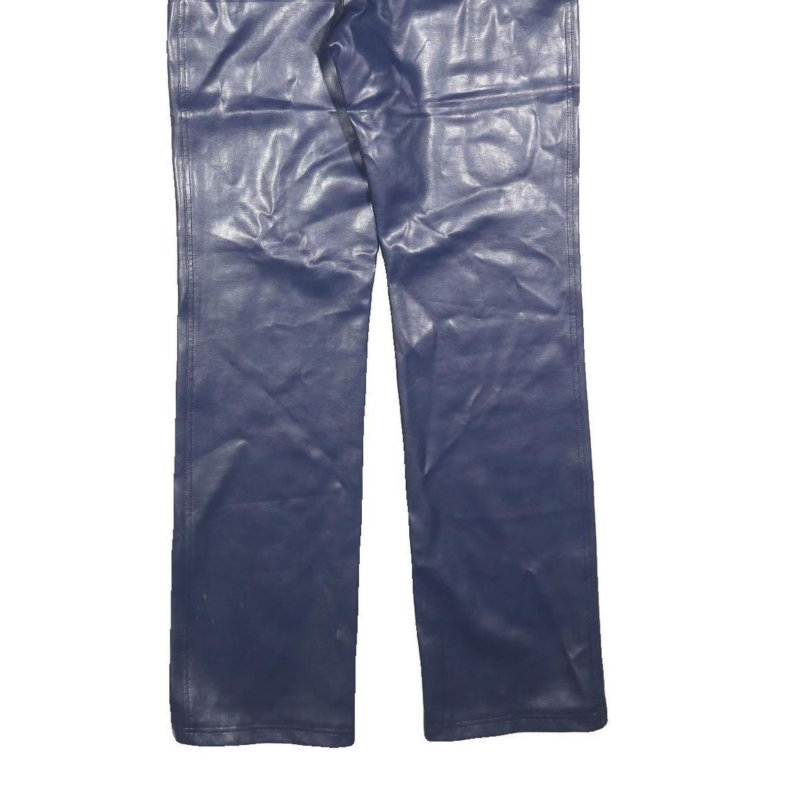 CI CA DO Womens Regular Navy Blue Polyester Blend Trousers W26 L32 Zip Comfort