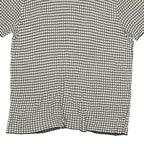 MG VULPINARI Womens Black & Cream Butterfly Printed Top Short Sleeve Round Neck