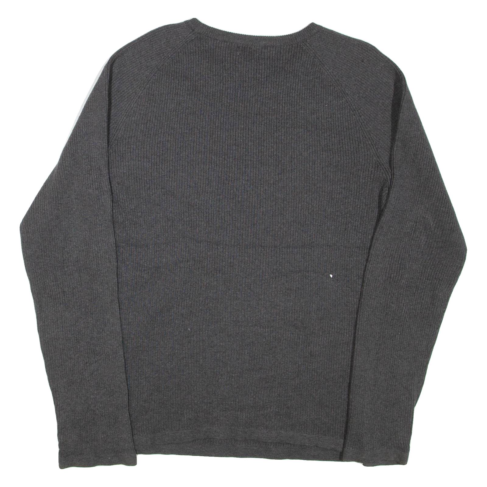 CALVIN KLEIN Mens Jumper Grey Tight Knit XL