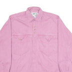 Mens Plain Shirt Purple Long Sleeve S