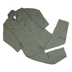 BARRIER WEAR Mens Green Synthetic Dungarees Regular Fit L W42 L28 Workwear