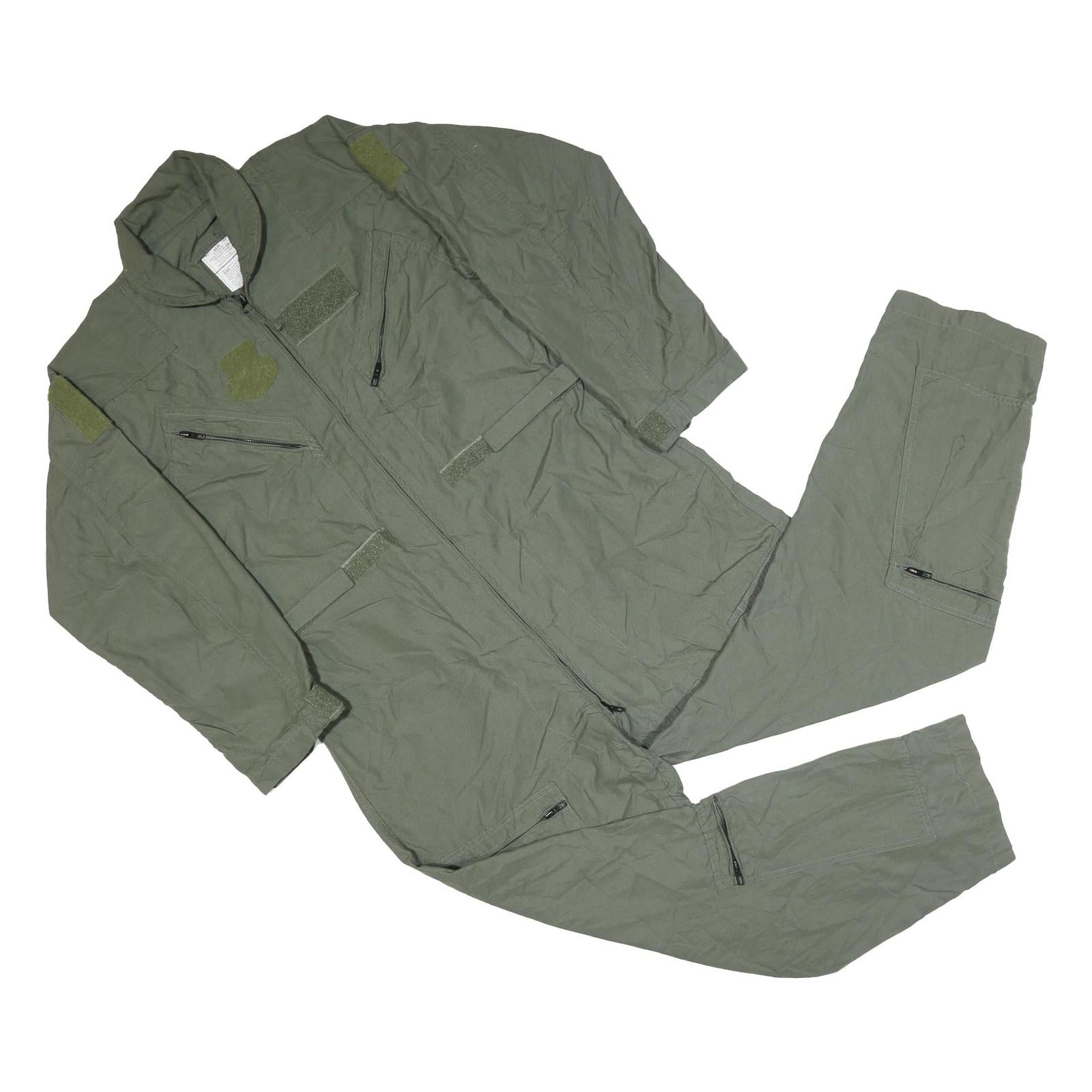 BARRIER WEAR Mens Green Synthetic Dungarees Regular Fit L W42 L28 Workwear