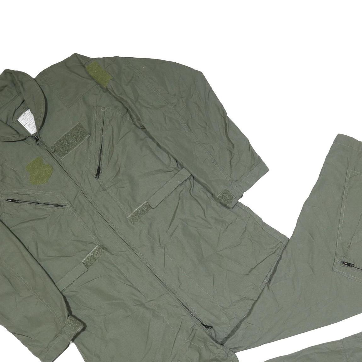 BARRIER WEAR Mens Green Synthetic Dungarees Regular Fit L W42 L28 Workwear