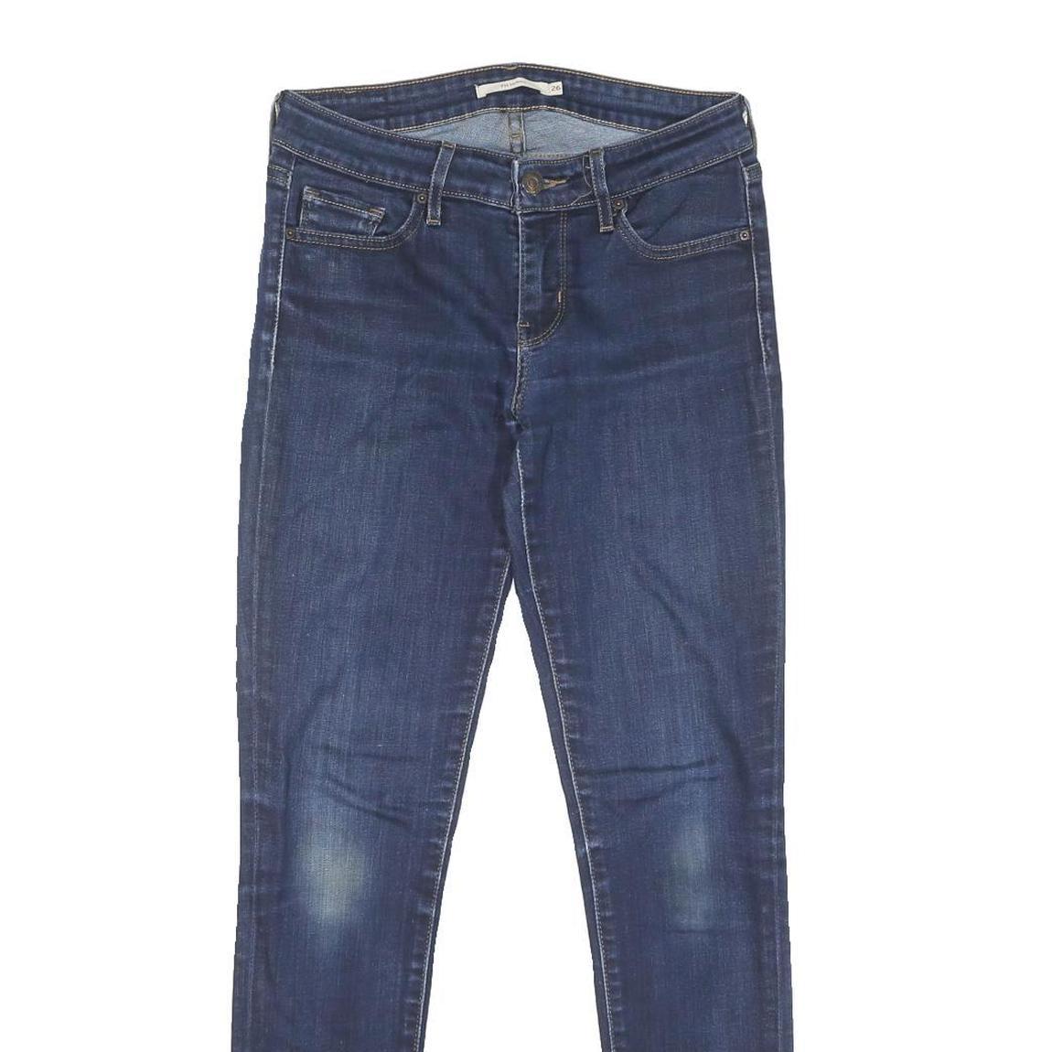 LEVI'S 711 Skinny Womens Jeans Blue Regular Skinny Denim Medium W26 L30