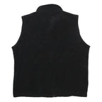 ST. JOHN'S BAY Mens Black Fleece Zip Jacket S Polyester Casual Outerwear