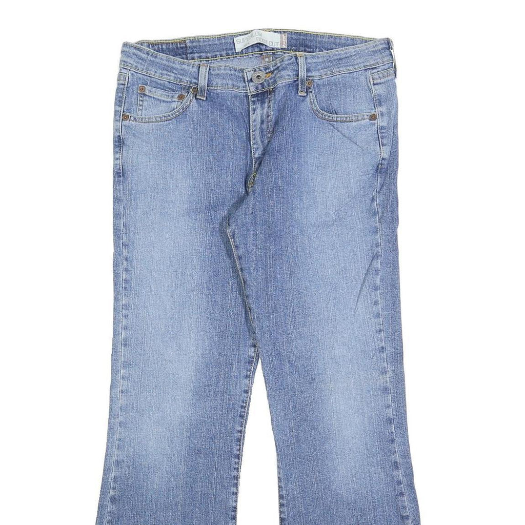 LEVI'S 518 Womens Jeans Blue Regular Bootcut Denim Medium W32 L30 Classic Fit