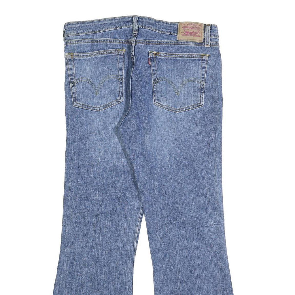 LEVI'S 518 Womens Jeans Blue Regular Bootcut Denim Medium W32 L30 Classic Fit