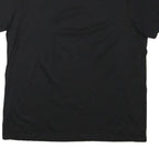 BOSS Mens Black Plain T-Shirt XL Short Sleeve Crew Neck Cotton Blend Soft