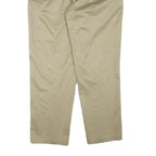 DICKIES Mens Regular Beige Trousers W34 L30 Cotton Blend Zip Classic Straight