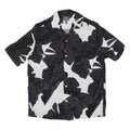 H&M Mens Hawaiian Shirt Black Floral S
