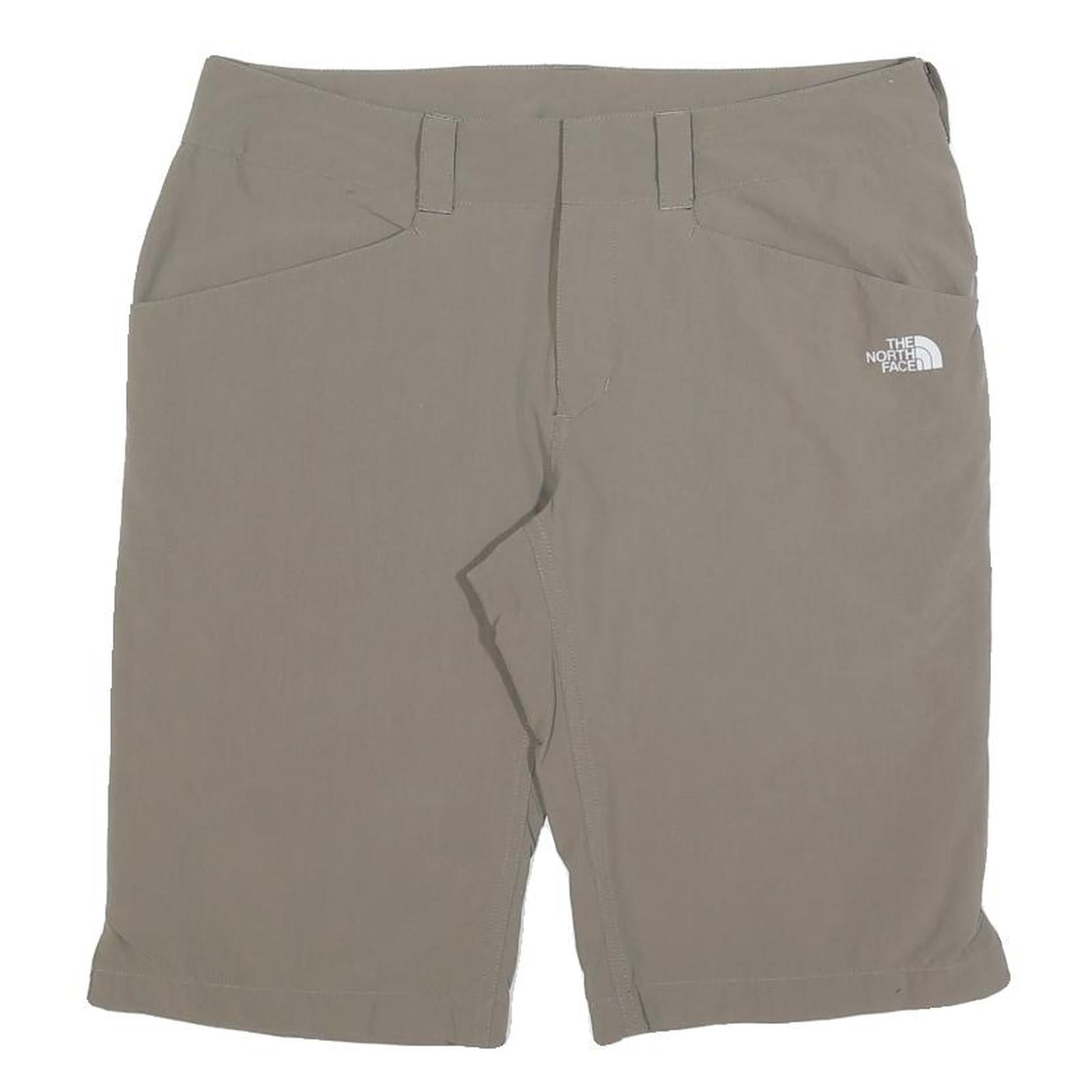 THE NORTH FACE Womens Shorts Beige Casual M W32 Lightweight Hiking Outdoor