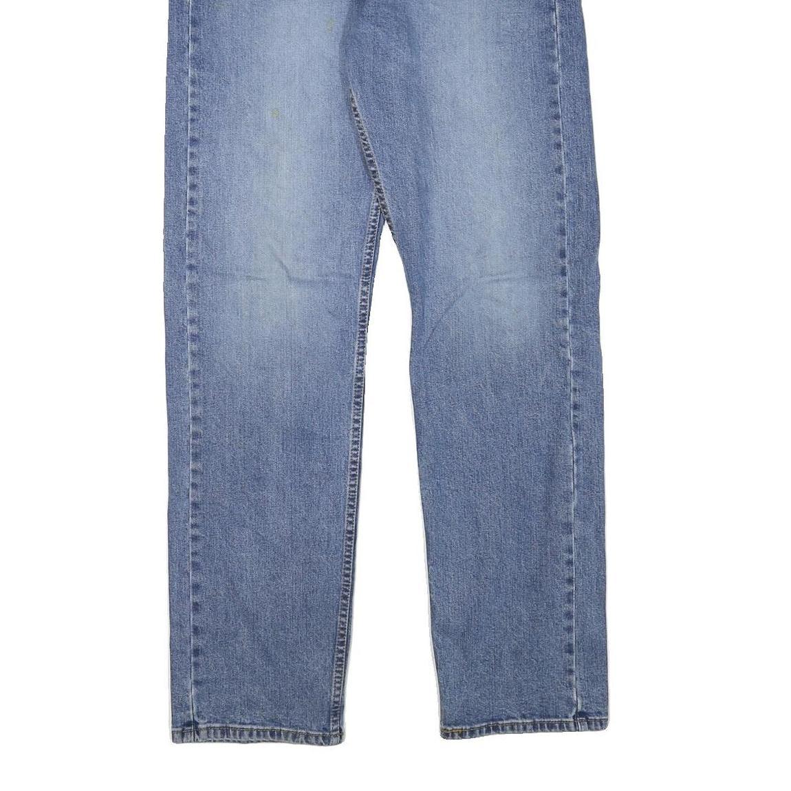 LEVI'S Mens Regular Blue Denim Classic Fit Jeans W33 L32 Zip Closure