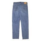 LEVI'S Mens Regular Blue Denim Classic Fit Jeans W33 L32 Zip Closure