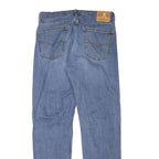 LEVI'S Mens Regular Blue Denim Classic Fit Jeans W33 L32 Zip Closure