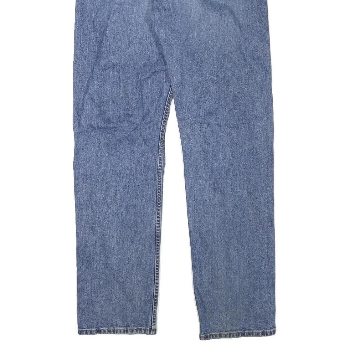 LEVI'S Mens Regular Blue Denim Classic Fit Jeans W33 L32 Zip Closure