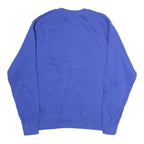 NIKE Mens Blue Track & Field Sweatshirt Crew Neck M Casual Sportswear Cotton
