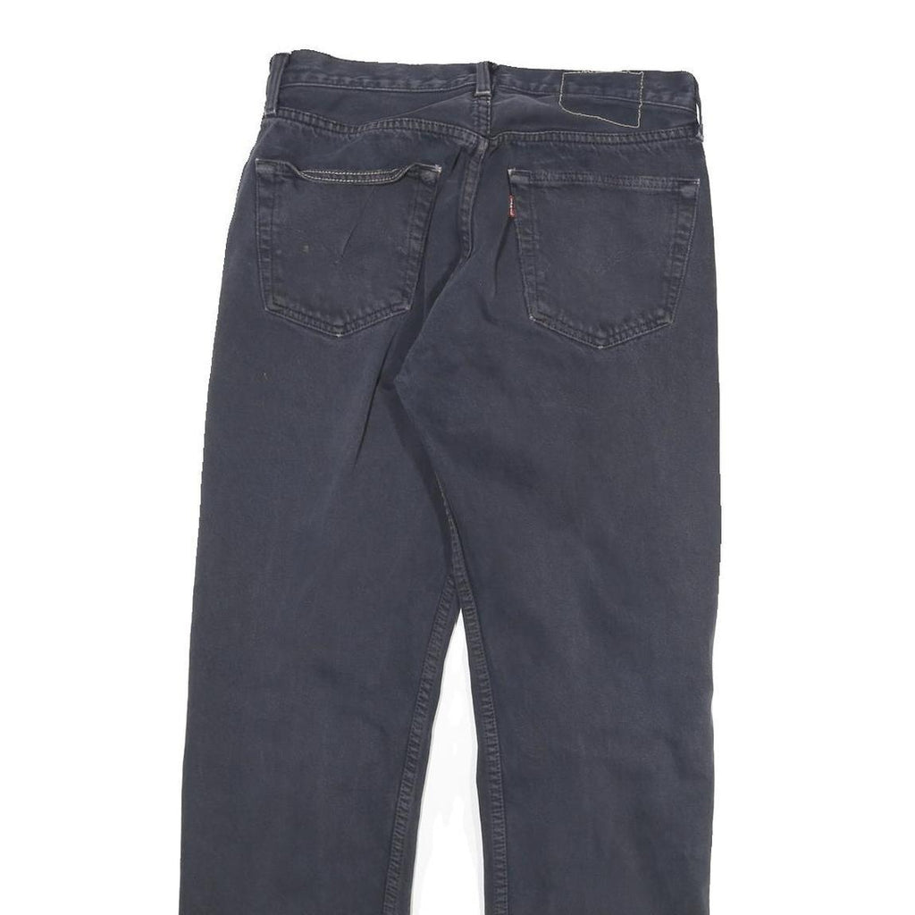 LEVI'S 501 Mens Jeans Blue Regular Straight Denim W30 L30 Button Closure Classic