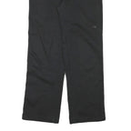 DICKIES Mens Cotton Blend Black Regular Straight Trousers W30 L28 Workwear Zip