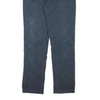 LEVI'S Womens Cotton Blend Blue Slim Straight Trousers W30 L28 Comfortable Zip