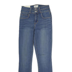 L'AGENCE Womens Jeans Blue Slim Skinny Denim Medium W24 L27 Stylish Zip Closure