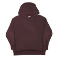 NIKE Womens Maroon Pullover Hoodie L Casual Drawstring Sweatshirt