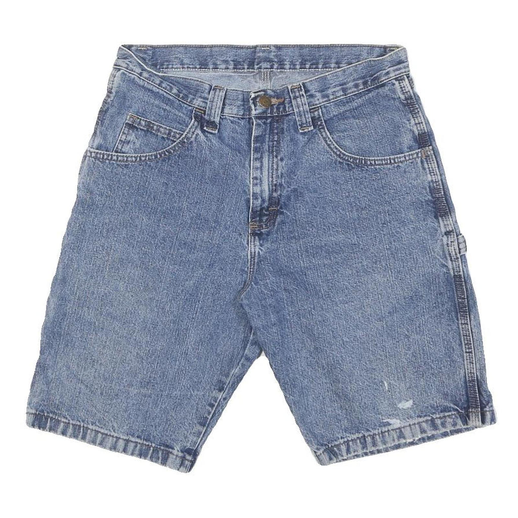 WRANGLER Mens Denim Blue Carpenter Shorts M W28 Classic Fit Workwear