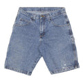 WRANGLER Mens Denim Blue Carpenter Shorts M W28 Classic Fit Workwear